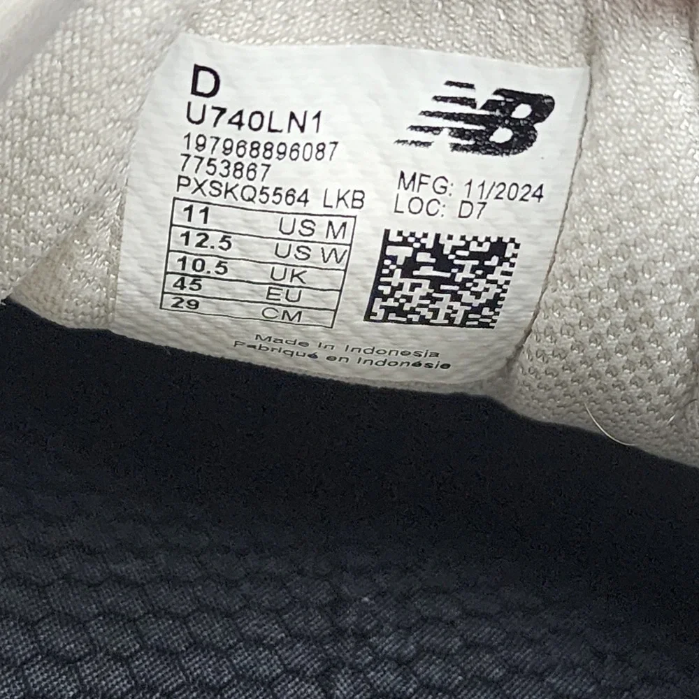New Balance 740 Lunar New Year U740LN1 Sneakers Men's US 11D White Running Shoes